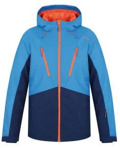 Men's Ski Jacket LOAP LAWUR Blue/Dark blue/Orange #1922329