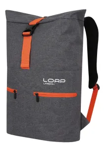 City backpack LOAP SPOTT Grey/Orange