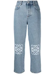 LOEWE - Jeans Cropped Anagram In Denim #3068284