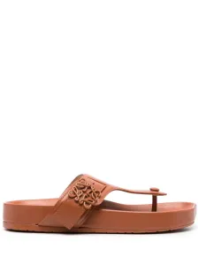 LOEWE PAULA'S IBIZA - Sandalo In Pelle Con Logo #2478770