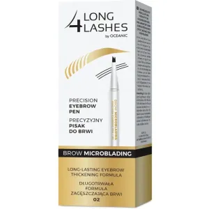 Long 4 Lashes Matita per sopracciglia Brow Microblading (Precision Eyebrow Pen) 1,1 ml 02 Dark Brown