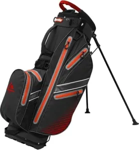 Longridge Waterproof Black/Red Borsa da golf Stand Bag
