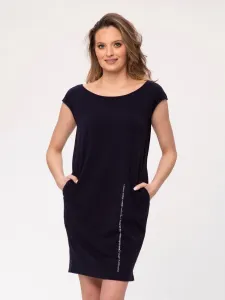 Look Made With Love Woman's Dress 29 Caraibi Navy Blue #1062458