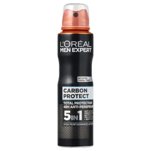 L´Oréal Paris Antitraspirante spray per uomo Carbon Protect 5v1 150 ml