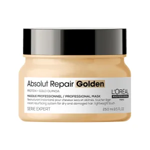 L´Oréal Professionnel Maschera rigenerante per capelli fini danneggiati Serie Expert Absolut Repair Gold Quinoa + Protein (Golden Masque) 250 ml