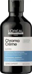 L´Oréal Professionnel Shampoo professionale blu neutralizzante per i toni arancioni Serie Expert Chroma Crème (Blue Dyes Shampoo) 300 ml