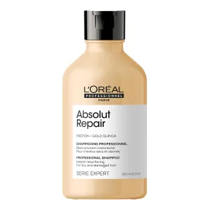 L´Oréal Professionnel Shampoo rigenerante per capelli molto danneggiati Serie Expert Absolut Repair Gold Quinoa + Protein (Instant Resurfacing Shampoo) 300 ml