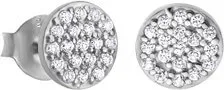 Lotus Silver Orecchini scintillanti in argento con zirconi trasparenti LP1258-4/1