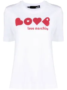 LOVE MOSCHINO - T-shirt Con Stampa Logo #2144398