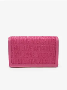 Pink Womens Crossbody Handbag Love Moschino - Women