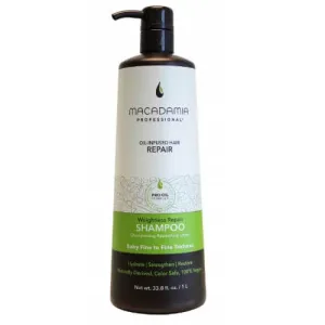Macadamia Shampoo idratante leggero per tutti i tipi di capelli Weightless Repair (Shampoo) 1000 ml