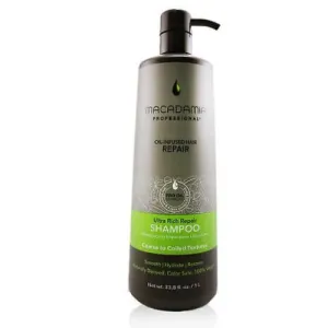Macadamia Shampoo profondamente rigenerante per capelli molto danneggiati Ultra Rich Repair (Shampoo) 1000 ml