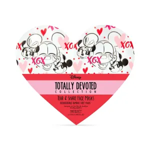 Mad Beauty Maschera viso Minnie Mickey Totally Devoted (Tear & Share Sheet Face Masks) 2 x 25 ml