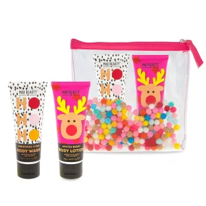 Mad Beauty Set regalo per la cura del corpo Pom Pom Cosmetic Bag Set