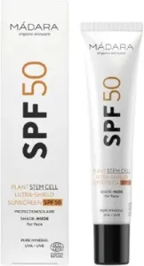 MÁDARA Crema solare per il viso Plant Stem Cell Ultra-Shield Sunscreen SPF 50 40 ml
