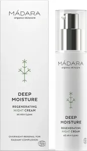 MÁDARA Crema viso rigenerante notte Deep Moisture (Regenerating Night Cream) 50 ml