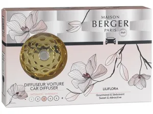 Maison Berger Paris Diffusore per auto Magnolia dorata (Car Diffuser)