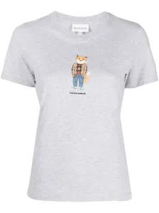 MAISON KITSUNE' - T-shirt Dressed Fox In Cotone #2816319