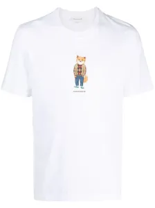 MAISON KITSUNE' - T-shirt Dressed Fox In Cotone #2816343