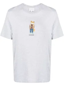 MAISON KITSUNE' - T-shirt Dressed Fox In Cotone #2816401