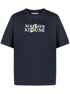 MAISON KITSUNE' - T-shirt In Cotone Con Logo #2816723