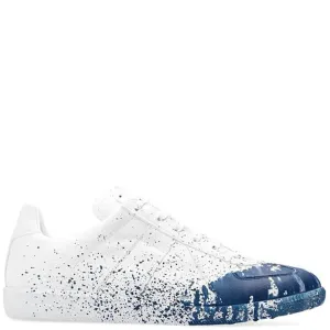 Maison Margiela Mens Paint Drop Sneakers White - 10 WHITE