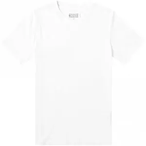 Maison Margiela Men's Classic T-shirt White - WHITE MEDIUM