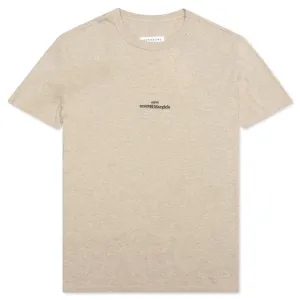 Maison Margiela Mens Logo T-Shirt Beige - XL BEIGE