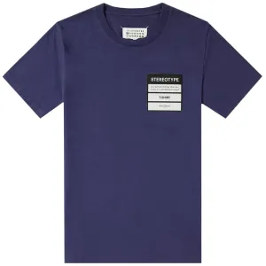 Maison Margiela Men's Stereotype T-Shirt Navy - NAVY SMALL