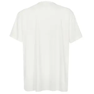 Maison Margiela Mens Upside-Down Logo T-shirt White - S WHITE
