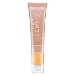 Makeup Revolution Super Dewy Skin Tint Moisturizer - Light Beige emulsione tonificante e idratante 55 ml