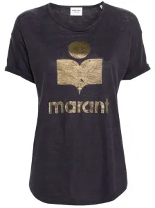 MARANT ETOILE - T-shirt In Lino Con Logo