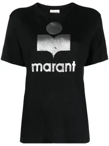 MARANT ETOILE - T-shirt Zewel In Cotone Con Logo