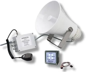 Marco EW3-MS Electronic whistle 20/75m +fog signal +mic.+siren #1931844