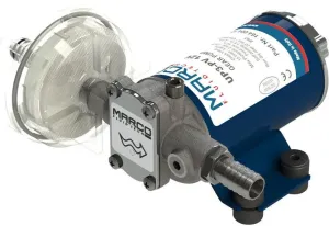 Marco UP3-PV PTFE Gear pump 15 l/min with check valve 12V #1931788