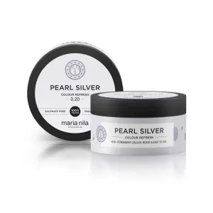 Maria Nila Colour Refresh maschera nutriente con pigmenti colorati per capelli biondo platino e grigi Pearl Silver 750 ml