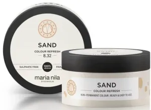 Maria Nila Colour Refresh maschera nutriente con pigmenti colorati per ravvivare le tonalità bionde e marroni chiare Sand 750 ml