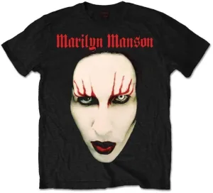 Marilyn Manson Maglietta Unisex Red Lips Unisex Black S