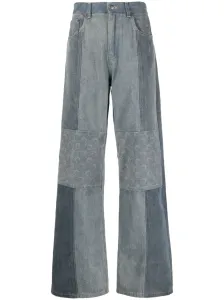 MARINE SERRE - Jeans In Denim A Gamba Dritta #3080141