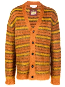 MARNI - Cardigan In Misto Mohair A Righe #2392595