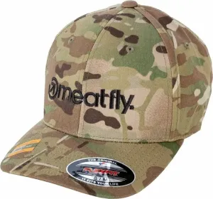 Meatfly Brand Flexfit Multicam S/M Cappello da baseball