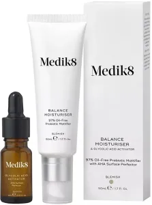 Medik8 Crema per pelli problematiche Balance Moisturiser & Glycolic Acid Activator (Surface Perfector) 50 ml
