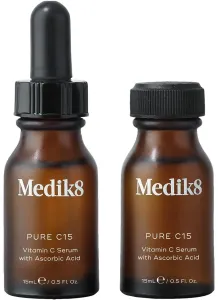 Medik8 Siero con vitamina C per il ringiovanimento della pelle Pure C15 (Vitamin C Serum) 2 x 15 ml