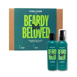 Men Rock London Set regalo per la cura della barba Sicilian Lime (Beard Duo Kit)