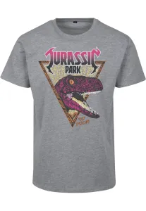 Jurassic Park Pink Rock Tee Heather Gray #2917778