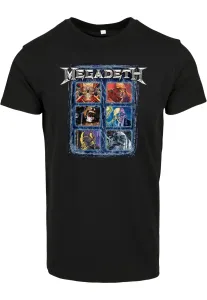 Megadeth Heads Grid Black T-Shirt