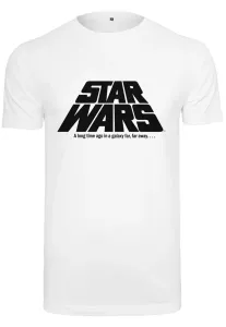 White T-shirt with the original Star Wars logo #2874640