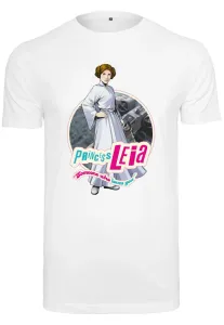 White T-shirt with Star Wars Leia logo #2905154