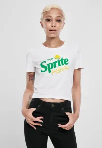 Women's T-shirt Sprite Logo Cropped white