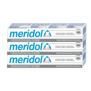 Meridol Dentifricio con effetto sbiancante (Gentle White) tripack 3 x 75 ml